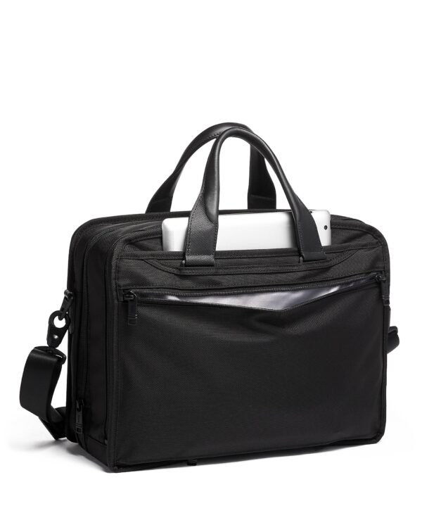 Tumi Alpha Exp. Org. Laptop Brief 15" Black