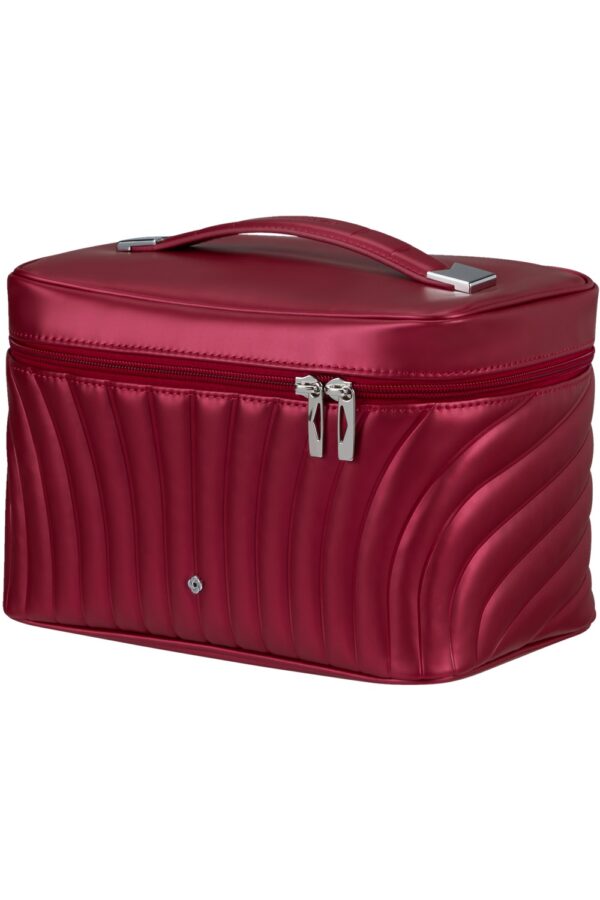 C-LITE TOILET KIT BEAUTY CASE CHILI RED