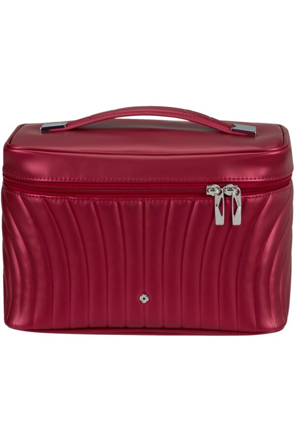 C-LITE TOILET KIT BEAUTY CASE CHILI RED