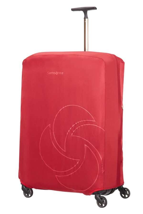 GLOBAL TA FOLDABLE LUGGAGE COVER XL RED