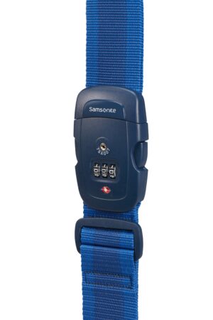 GLOBAL TA LUGGAGE STRAP/TSA LOCK MIDNIGHT BLUE