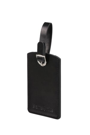 GLOBAL TA RECTANGLE LUGGAGE TAG X2 BLACK