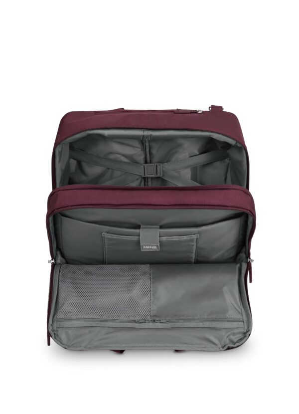 LIPAULT 4BIX ROLLING TOTE BORDEAUX