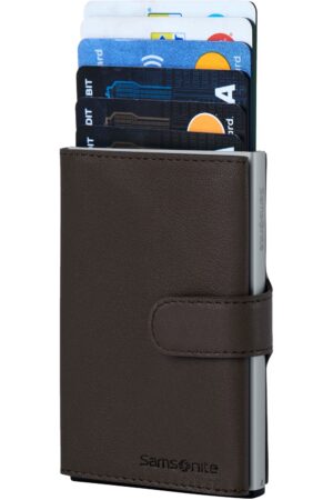 ALU FIT 202 SLIDE-UP WALLET DARK BROWN