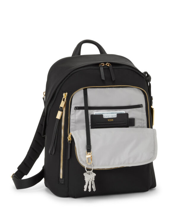 Voyageur Halsey Backpack Black/Gold