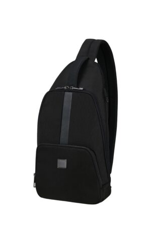 SACKSQUARE SLINGBAG M BLACK