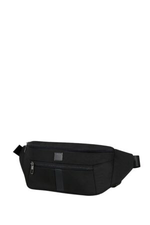 SACKSQUARE WAIST BAG BLACK