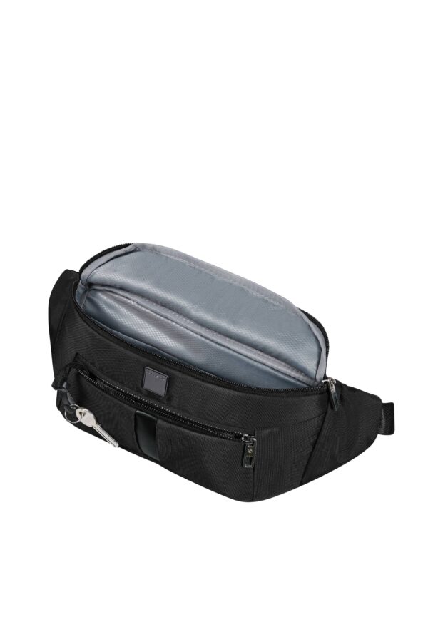 SACKSQUARE WAIST BAG BLACK