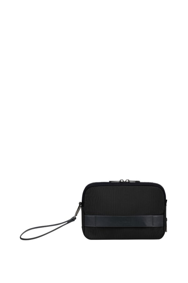 SACKSQUARE TRAVEL CLUTCH BLACK