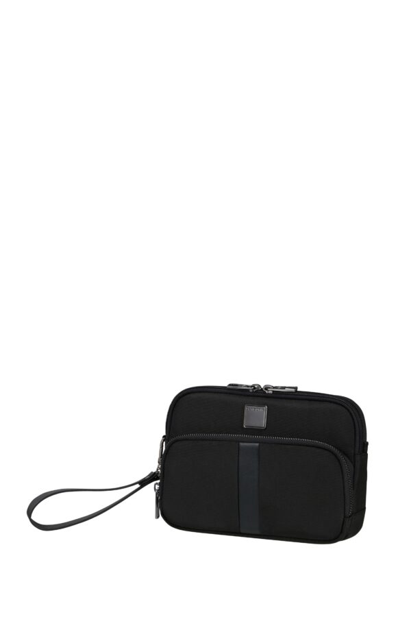 SACKSQUARE TRAVEL CLUTCH BLACK