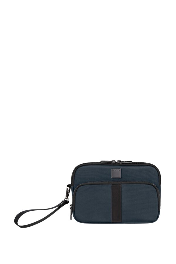 SACKSQUARE TRAVEL CLUTCH BLUE