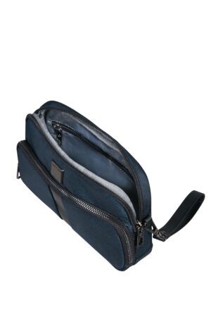 SACKSQUARE TRAVEL CLUTCH BLUE