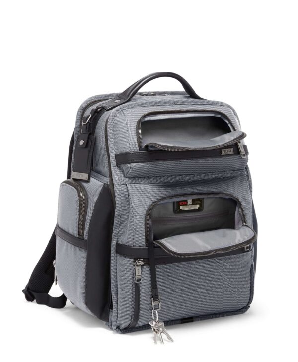 Tumi Alpha Tumi Brief Pack Meteor Grey