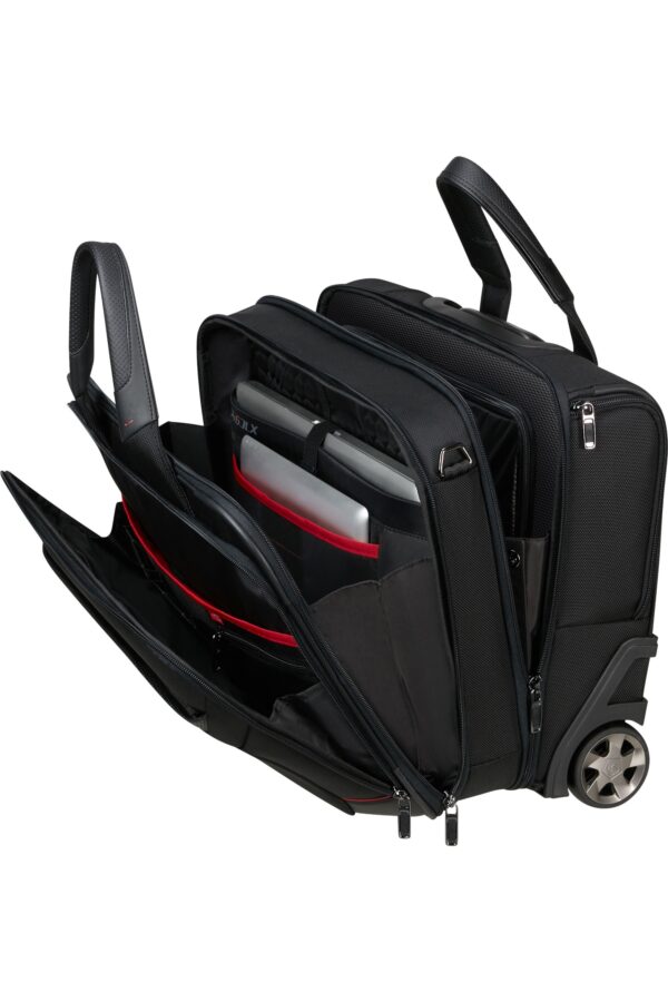 PRO-DLX 6 ROLLING TOTE 15.6" BLACK