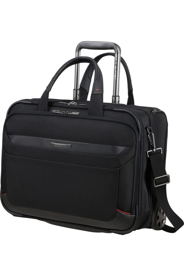 PRO-DLX 6 ROLLING TOTE 15.6" BLACK