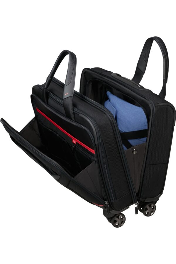 PRO-DLX 6 SPINNER TOTE 15.6" BLACK