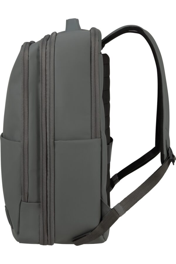 WANDER LAST BACKPACK 15.6" + CL. COMP GUNMETAL GREEN