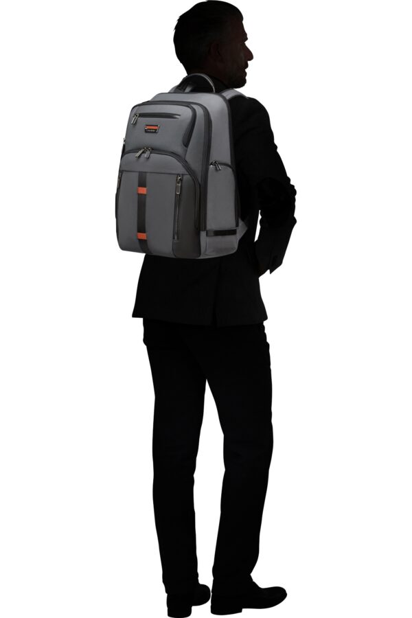 URBAN-EYE LAPTOP BACKPACK 15.6" GREY/COGNAC