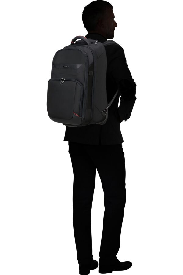 PRO-DLX 6 LAPTOP BACKPACK/WH 17.3" BLACK