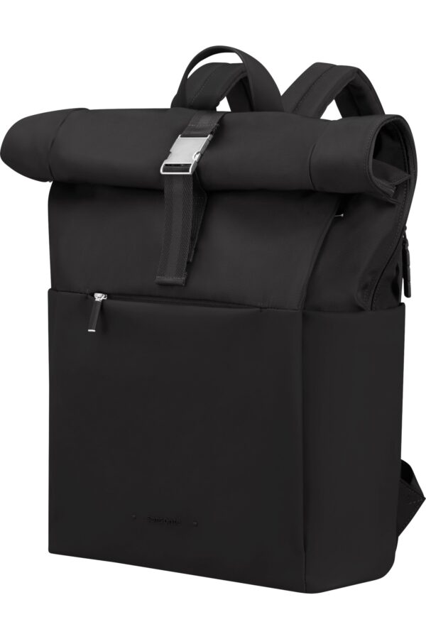 4PACK LAPTOP ROLLTOP BACKPACK 15.6" BLACK