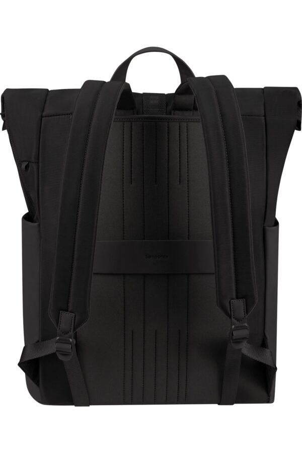 4PACK LAPTOP ROLLTOP BACKPACK 15.6" BLACK