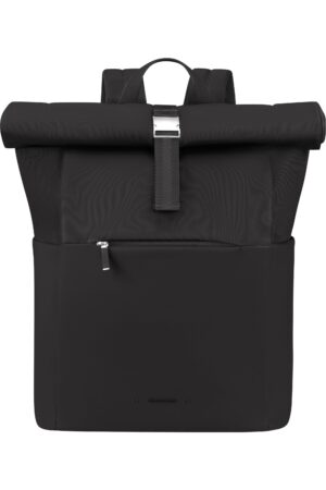 4PACK LAPTOP ROLLTOP BACKPACK 15.6" BLACK