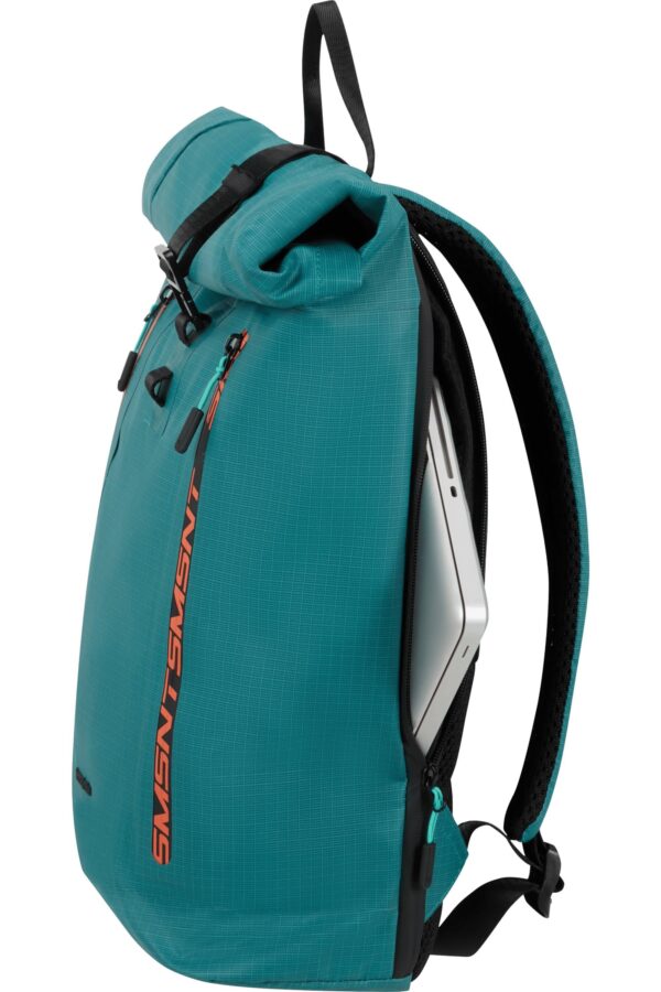 COATIFY BIZ ROLLTOP BACKPACK 15.6" NORTHERNBLUE/ORANGE