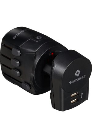 GLOBAL TA WORLD ADAPTOR PRO 3-P+USB BLACK