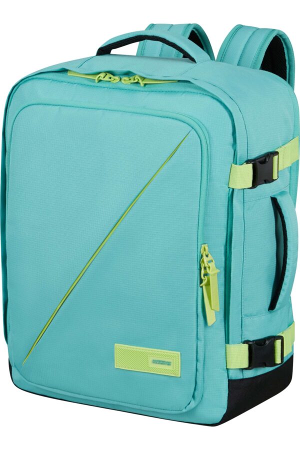 TAKE2CABIN CASUAL BACKPACK MS DUSTY TURQUOISE/LIME