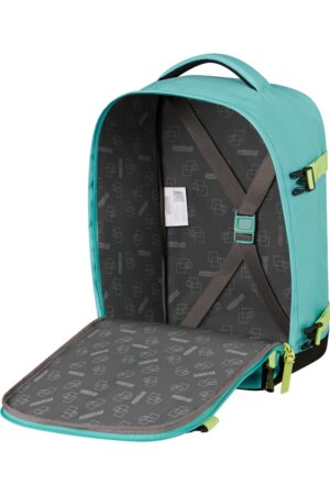 TAKE2CABIN CASUAL BACKPACK S DUSTY TURQUOISE/LIME