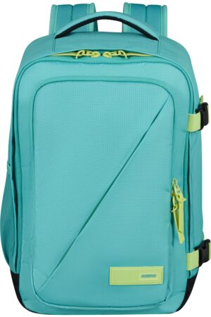 TAKE2CABIN CASUAL BACKPACK S DUSTY TURQUOISE/LIME