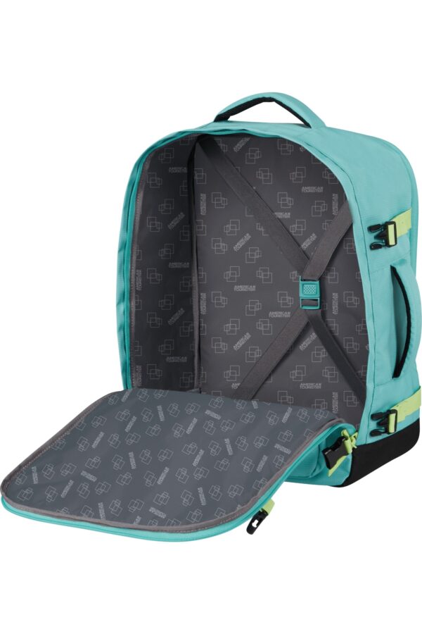 TAKE2CABIN CASUAL BACKPACK M DUSTY TURQUOISE/LIME