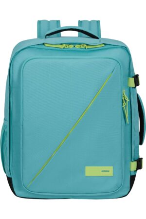 TAKE2CABIN CASUAL BACKPACK M DUSTY TURQUOISE/LIME