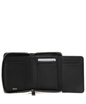 Cartera Belden Slg Trifold Zip-Around Wallet NA Compliant Black/Gunmetal