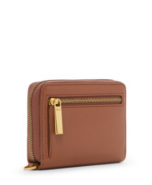 Cartera Belden Slg Trifold Zip-Around Wallet NA Compliant Sienna