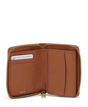 Cartera Belden Slg Trifold Zip-Around Wallet NA Compliant Sienna