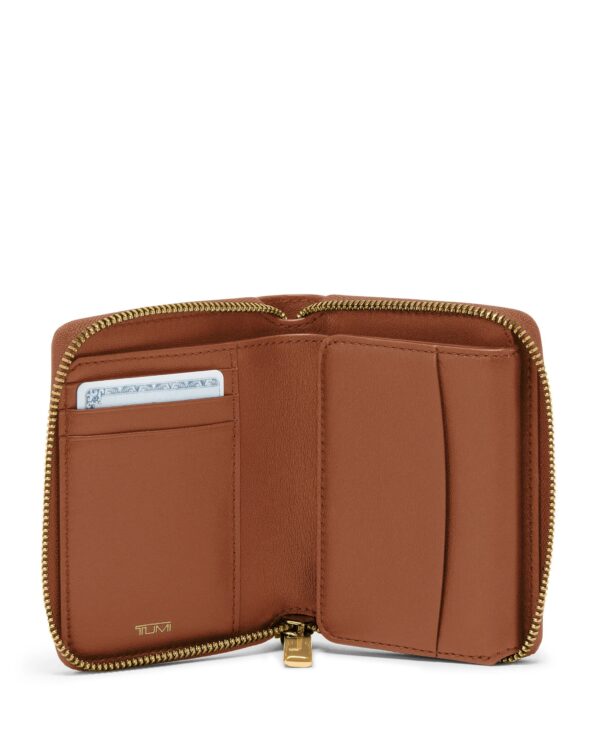 Cartera Belden Slg Trifold Zip-Around Wallet NA Compliant Sienna