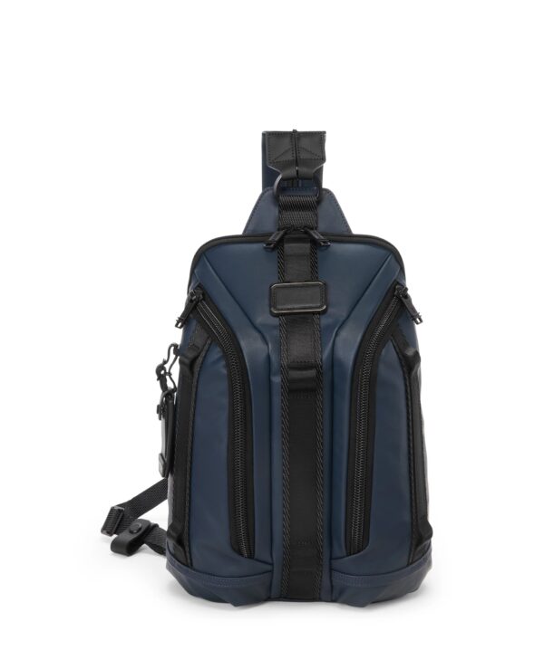 Mochila Alpha Bravo Knight Sling NA Compliant Navy Coated Canvas