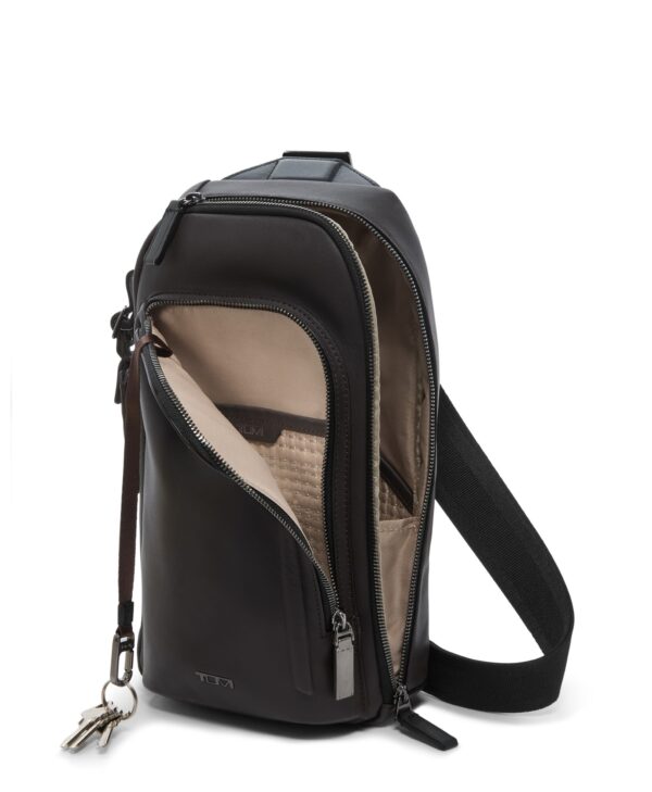 Bandolera Tumi Harrison Gregory Sling Espresso Brown Bombe