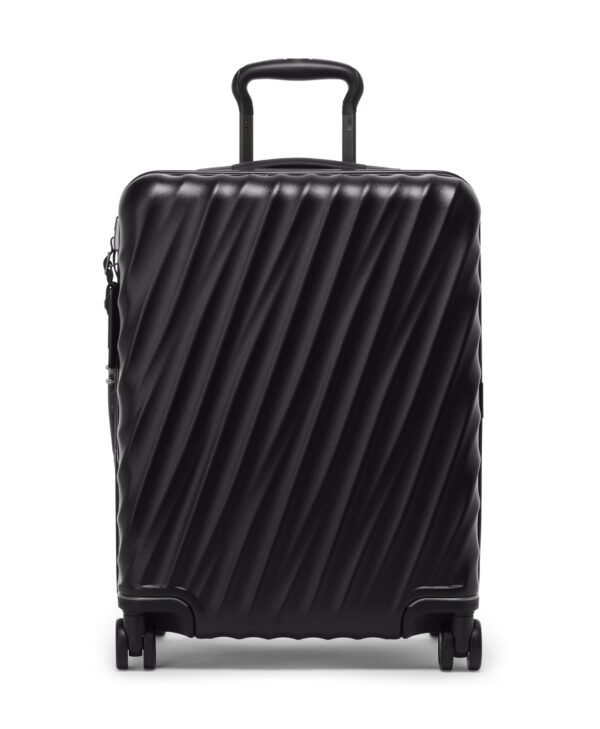 Maleta 19 Degree Continental Slim 4Whl C/o NA Compliant Black Text