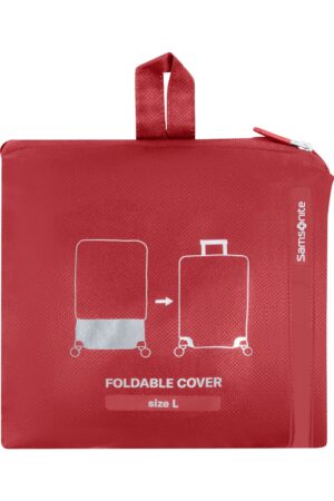 Funda para maleta TA REVOLUTION Foldable Luggage cover L Red