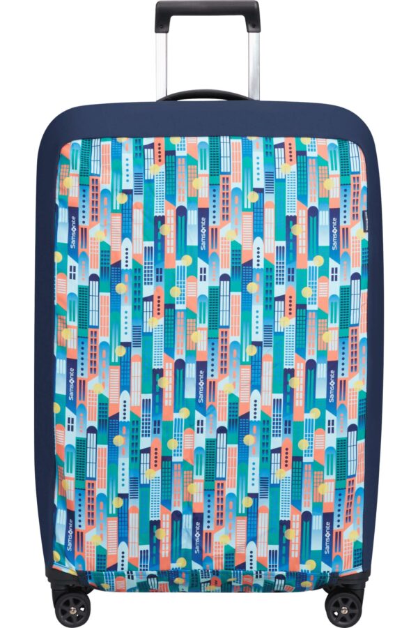 Funda para maleta TA REVOLUTION Foldable Luggage cover L City Print