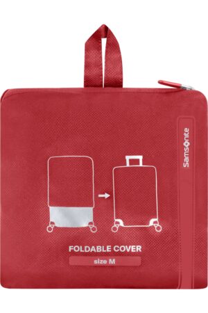 Funda para maleta TA REVOLUTION Foldable Luggage cover M Red