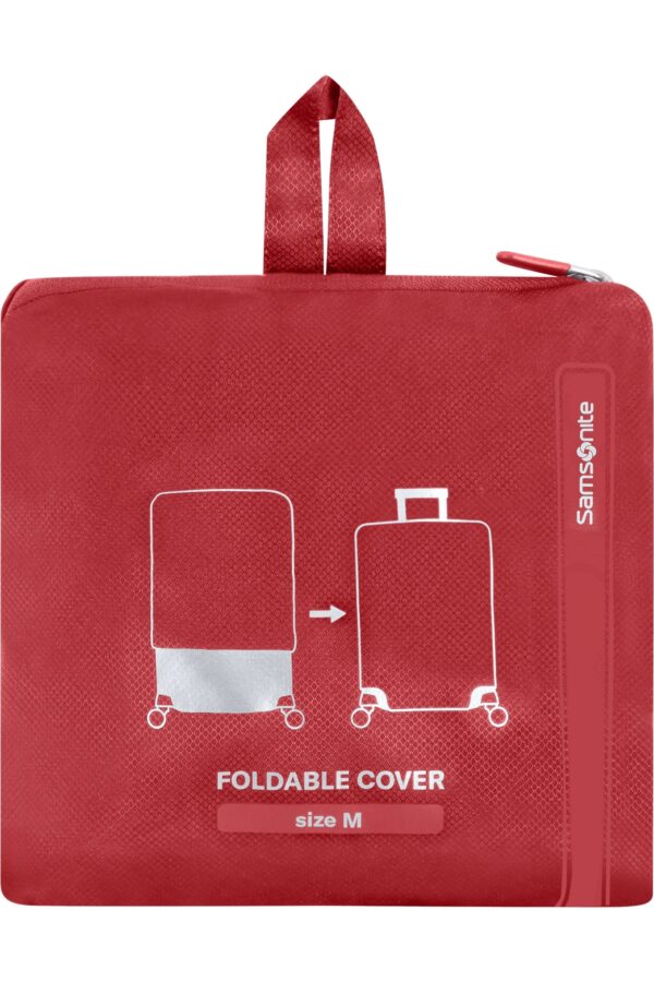 Funda para maleta TA REVOLUTION Foldable Luggage cover M Red