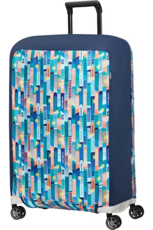Funda para maleta TA REVOLUTION Foldable Luggage cover M City Print