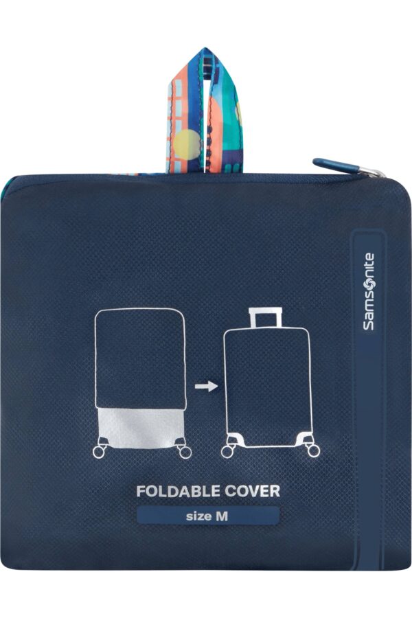 Funda para maleta TA REVOLUTION Foldable Luggage cover M City Print