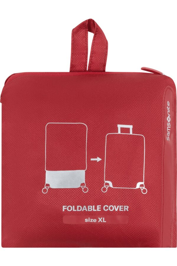Funda para maleta TA REVOLUTION Foldable Luggage cover XL Red