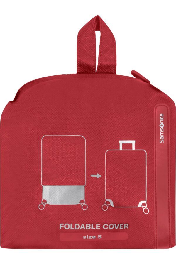 Funda para maleta TA REVOLUTION Foldable Luggage cover S Red