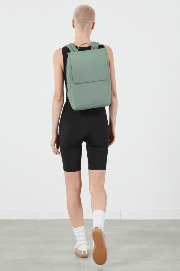Mochila LIPAULT LOST IN BERLIN Square Backpack Yoga Green