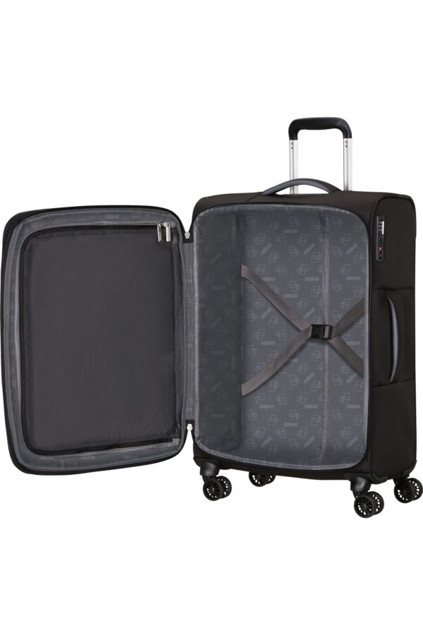 Maleta Spinner CLOUDRIDER M Exp Jet Black